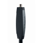QuikLok A988 BK One-Hand Clutch straight round-base microphone stand -Black